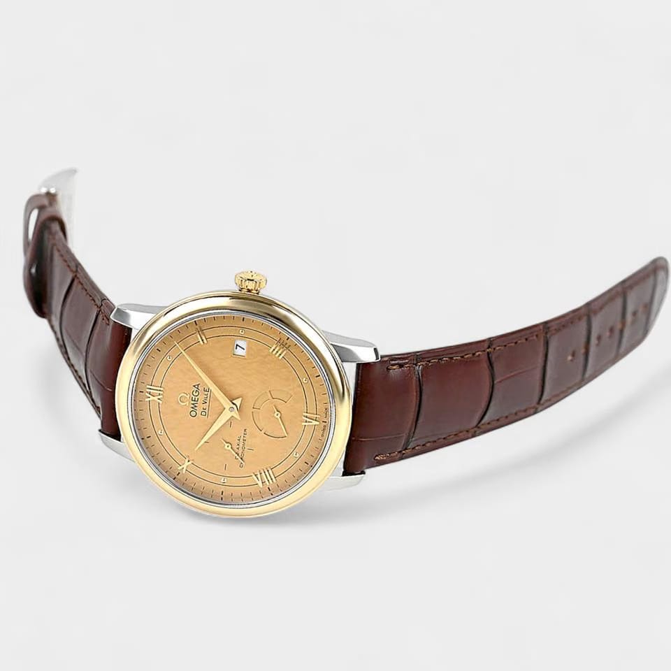 Omega De Ville Prestige Chronometer Steel&Yellow Gold / 39.5mm / Box&Papers 424.23.40.21.08.001