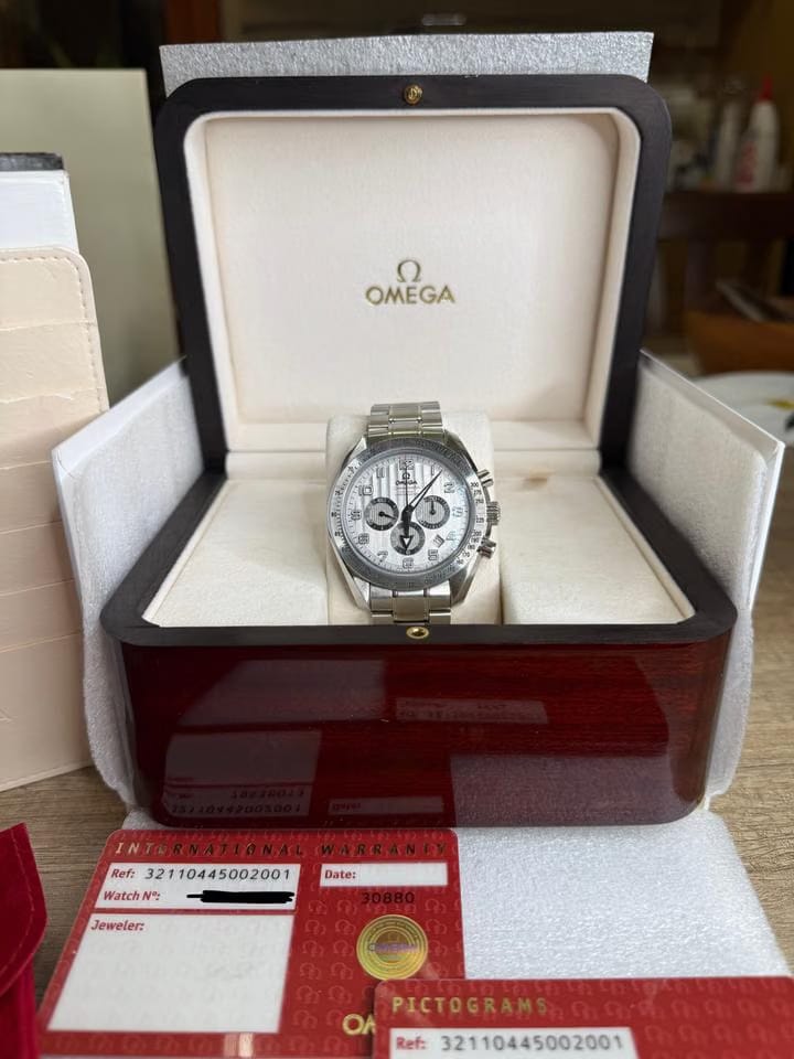 Omega Speedmaster Broad Arrow Full set automatico acciao
