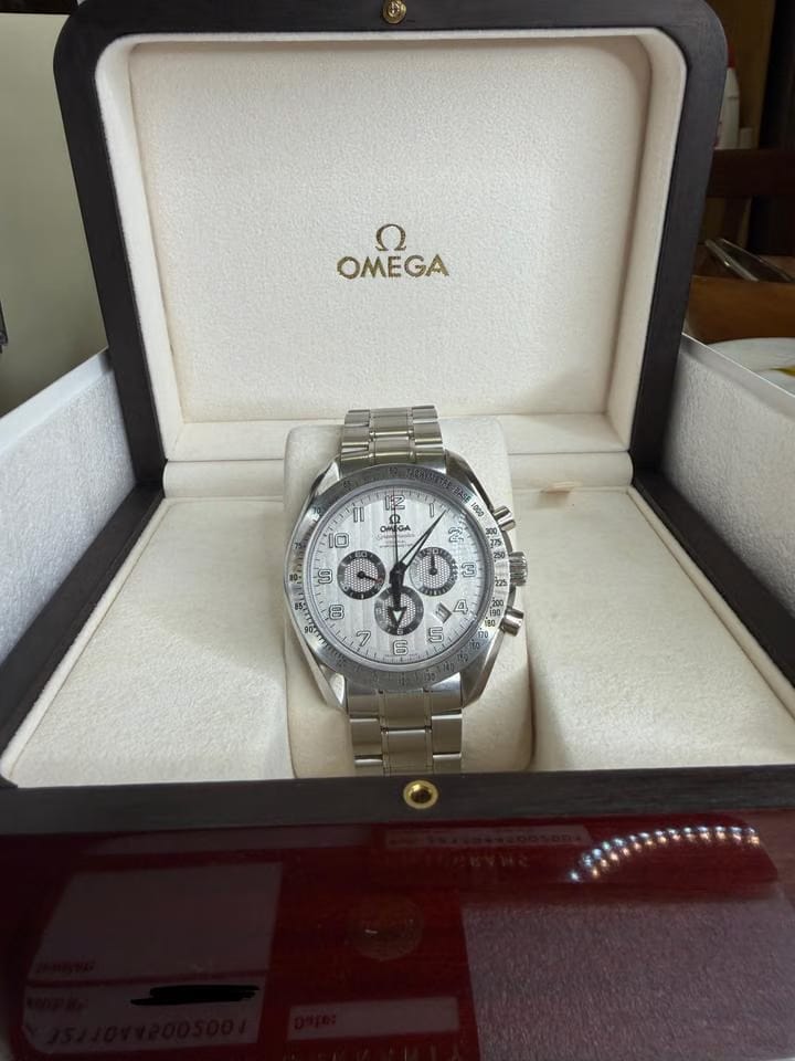 Omega Speedmaster Broad Arrow Full set automatico acciao