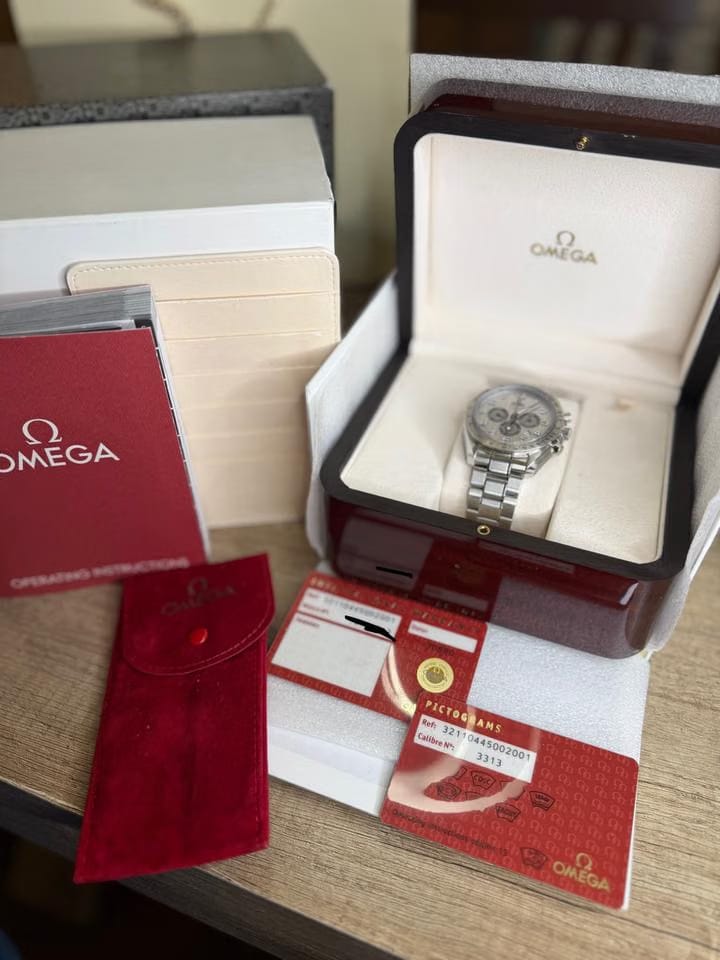 Omega Speedmaster Broad Arrow Full set automatico acciao