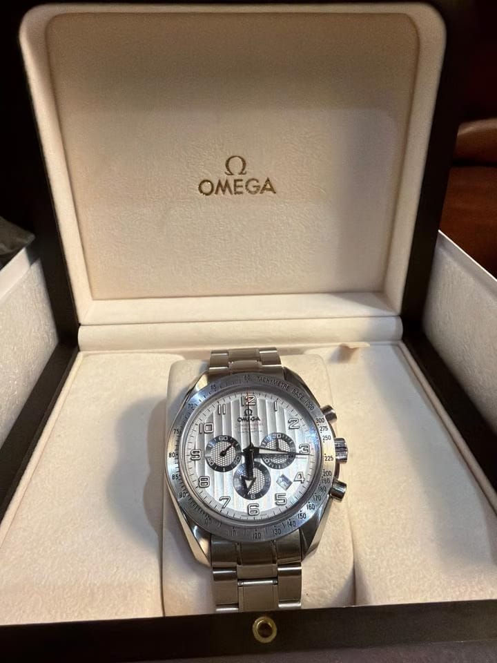 Omega Speedmaster Broad Arrow Full set automatico acciao