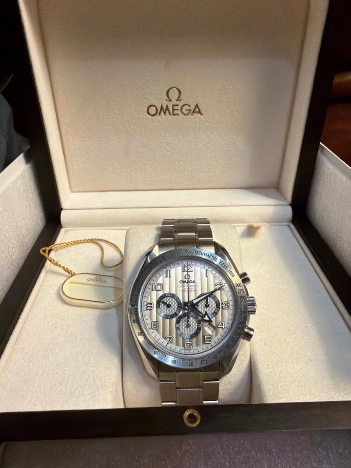 Omega Speedmaster Broad Arrow Full set automatico acciao