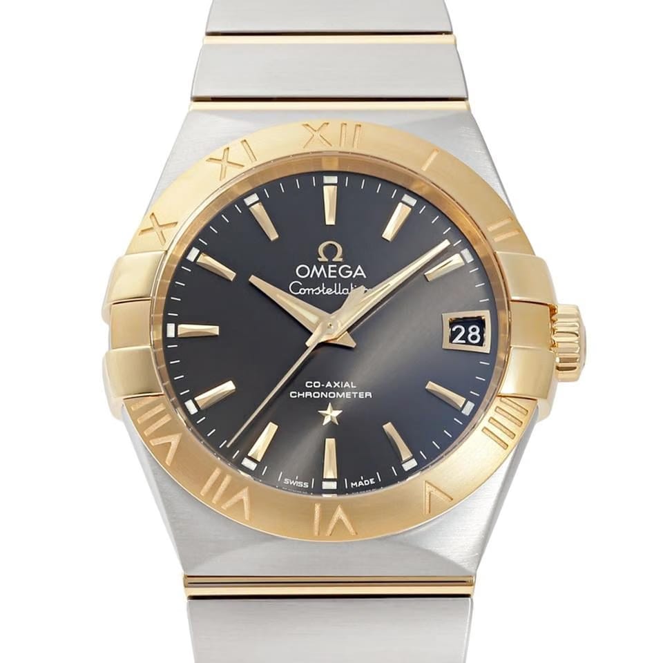 Omega Constellation Men123.20.38.21.06.001 Automatic Gold/Steel New