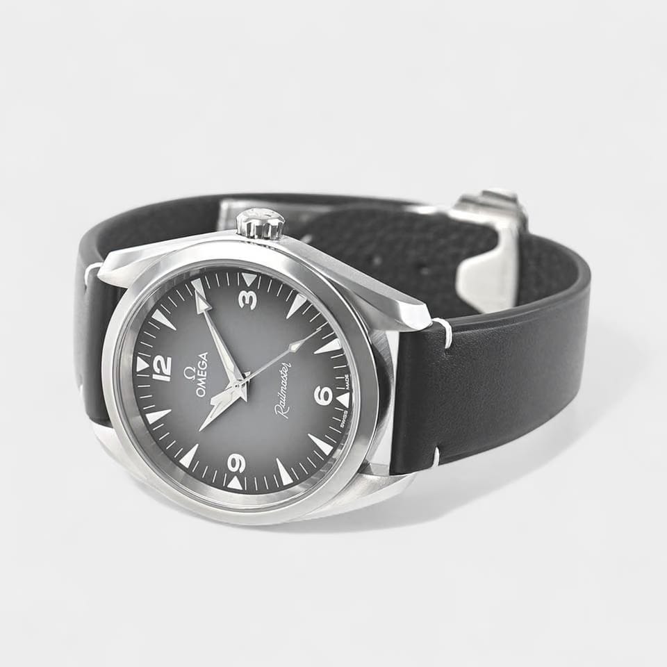 Omega Seamaster Railmaster Steel / 38 mm / Box&Papers / 235.12.38.20.06.001