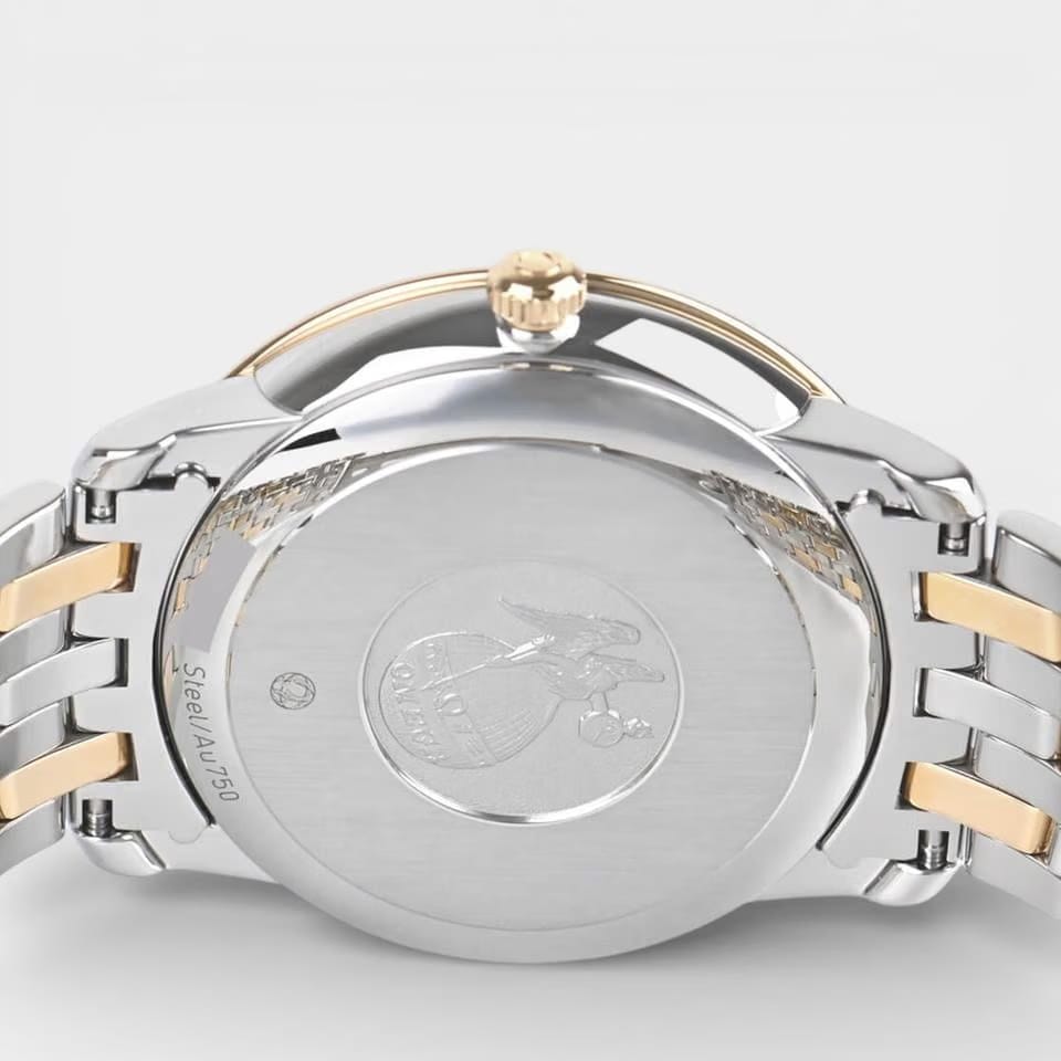 Omega De Ville Prestige Co-Axial Chronometer Steel&Yellow gold / 36.8mm Box&Papers 424.20.37.20.58.002