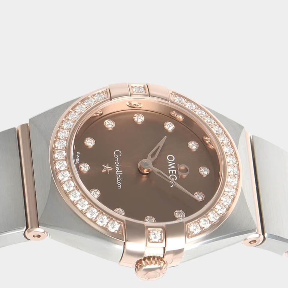 Omega Constellation Quartz Diamonds / Steel&sedna gold / 25 mm / 131.25.25.60.63.001