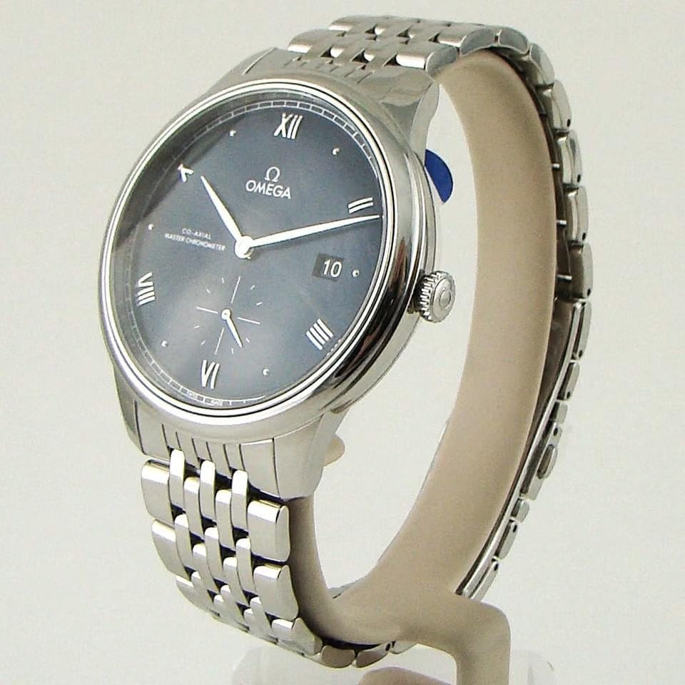 Omega De Ville Prestige Blue Dial 41 mm New 2026 Complete Set Omega Warranty