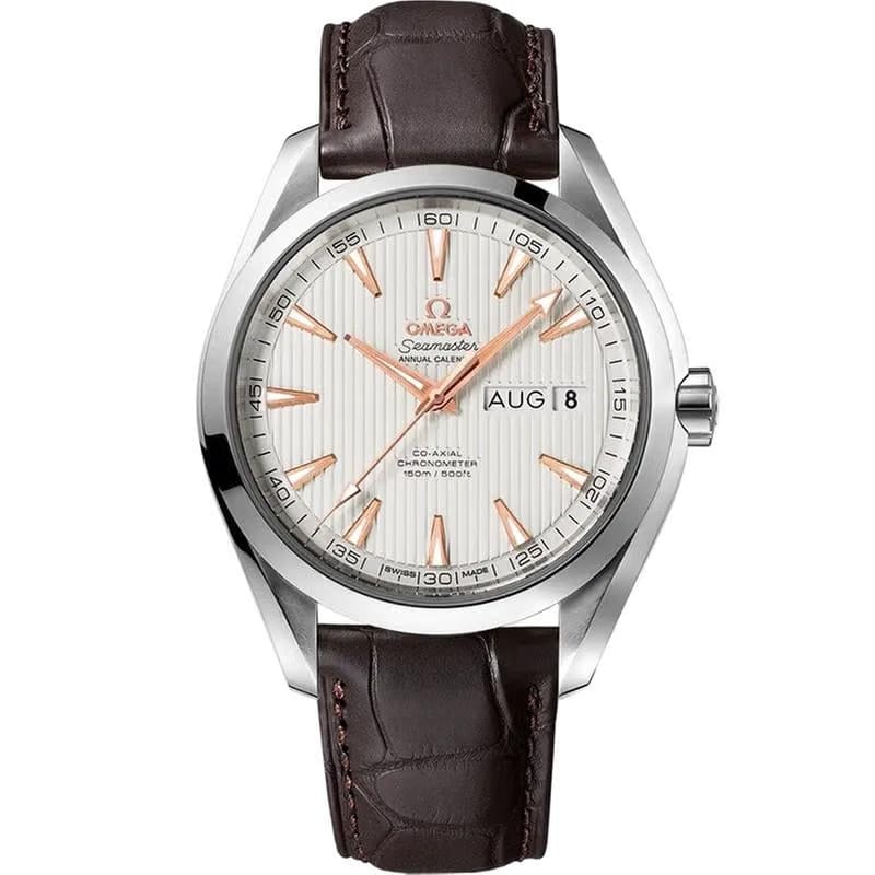 Omega Seamaster Aqua Terra150 M 43 mm steel on leather strap automatic 231.13.43.22.02.003