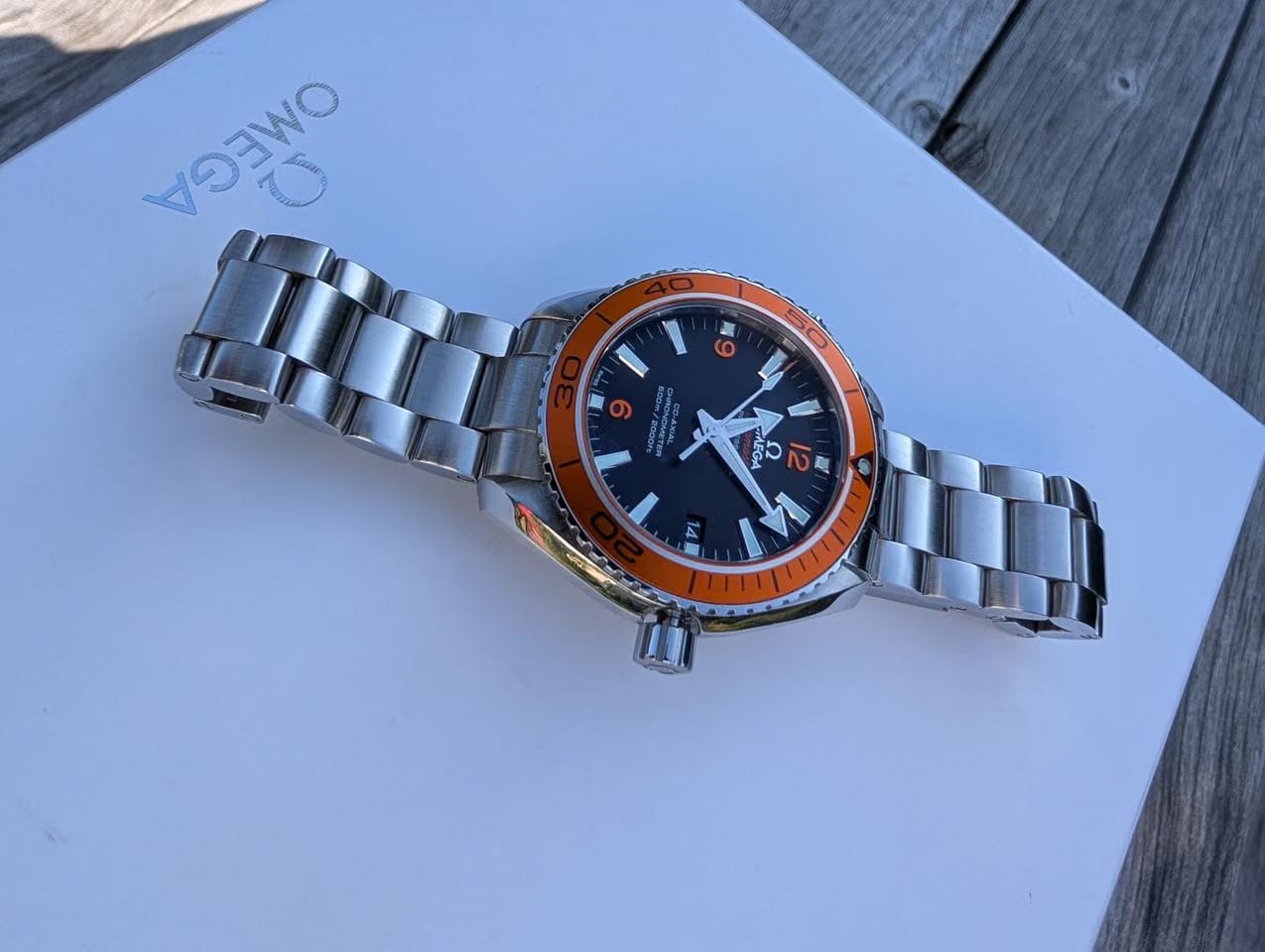 Omega Seamaster Planet Ocean Professional Orange Brand New Old Stock
