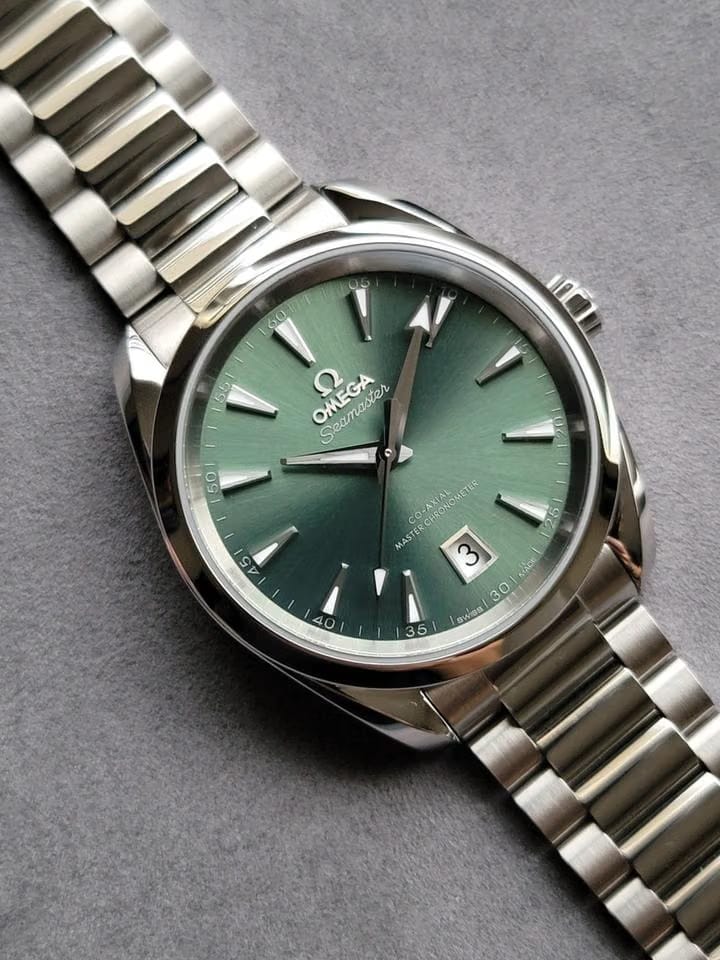 Omega Seamaster Aqua Terra150 M Green dial 38mm 220.10.38.20.10.002 Bracelet