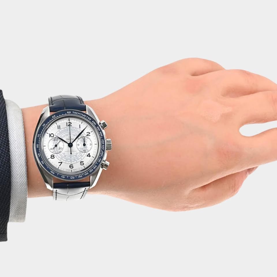 Omega Speedmaster Chronoscope Steel / 43 mm / Box&Papers / 329.33.43.51.02.001