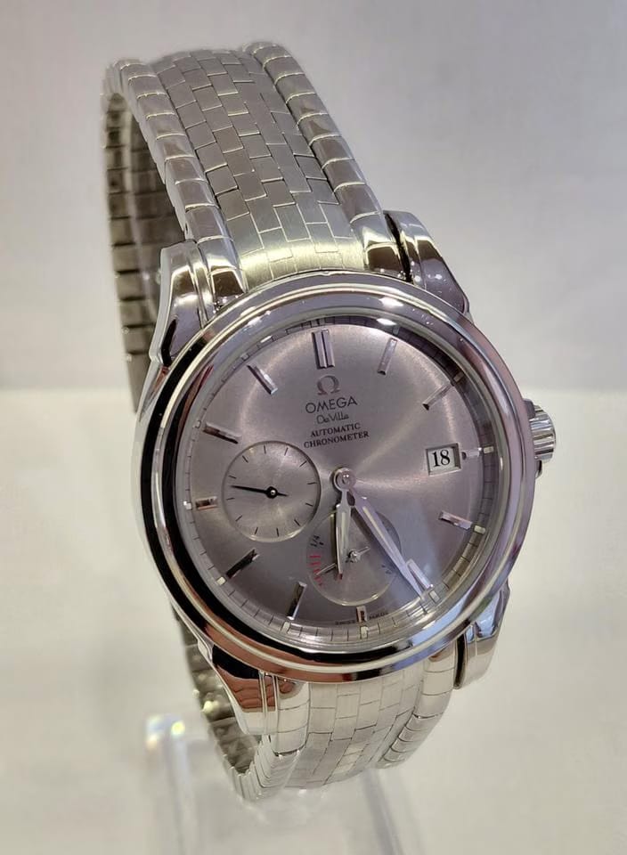 Omega De Ville Co-Axial Power Reserve NEW! Armadillo Bracelet