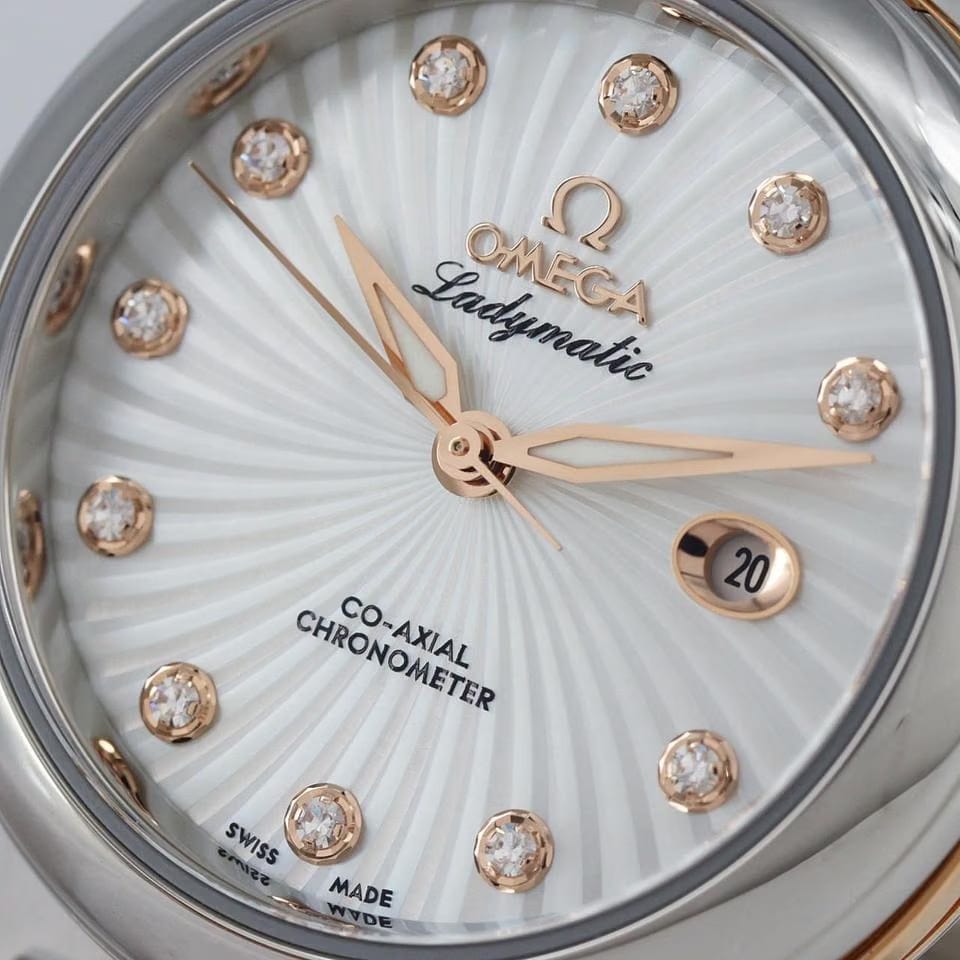 Omega De Ville Ladymatic[] Omega Ladymatic Rg Combination 11 P 425.20.34.20.55.001 Ssx Pg Mechanical Aut...