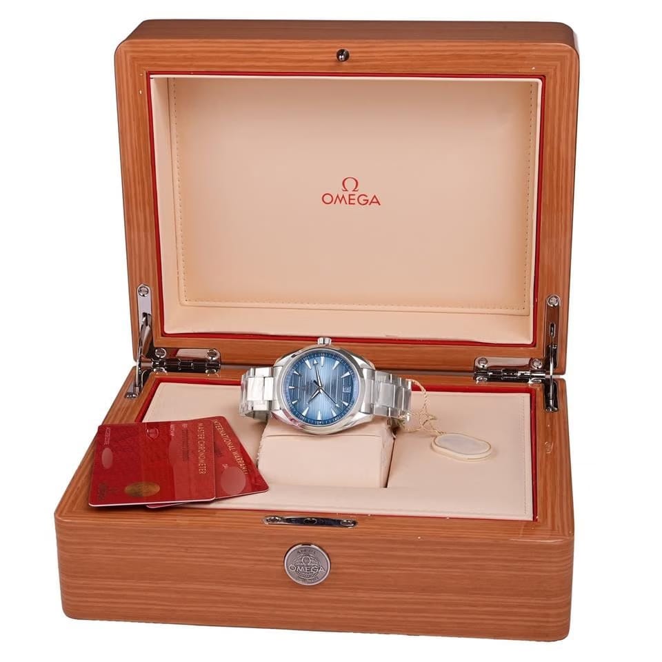 Omega Seamaster Aqua Terra150m Co-axial Master Chronometer Summer 220.10.41.21.03.005 Fullset