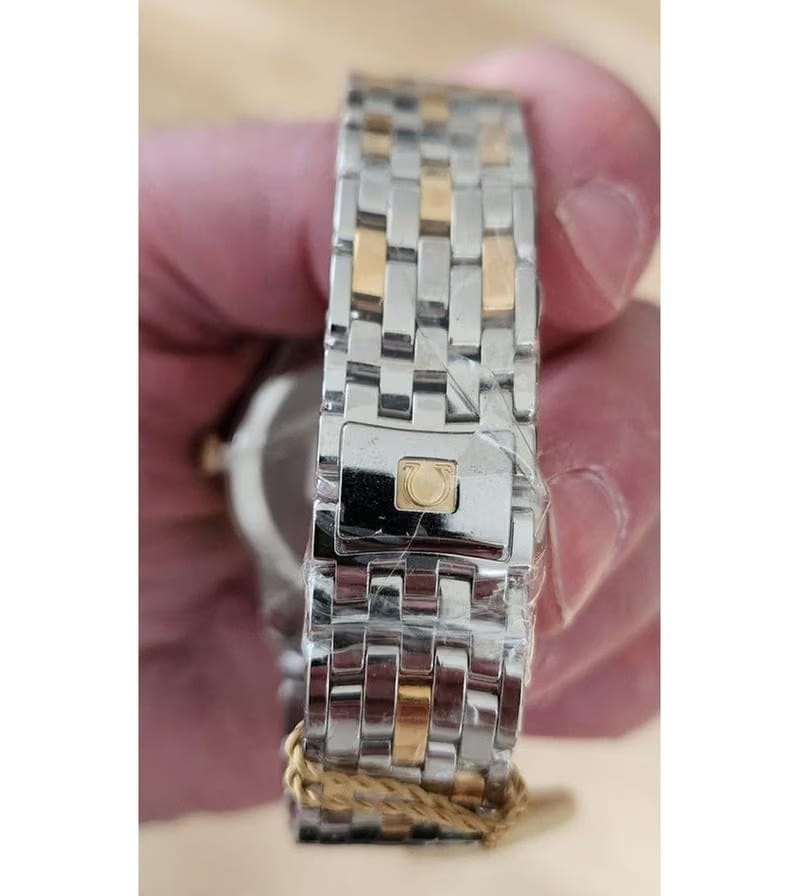 Omega De Ville Prestige Co-axial 39.5 mm Steel and Yellow Gold NEW UNWORN 424.20.40.20.08.001