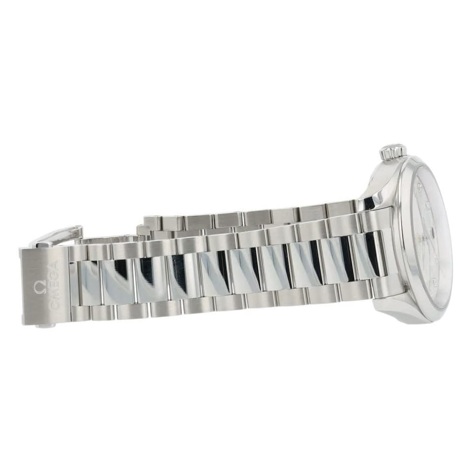 Omega Seamaster Aqua Terra MOP mostrador prata aço 38mm automático masculino 220.10.38.20.55.001