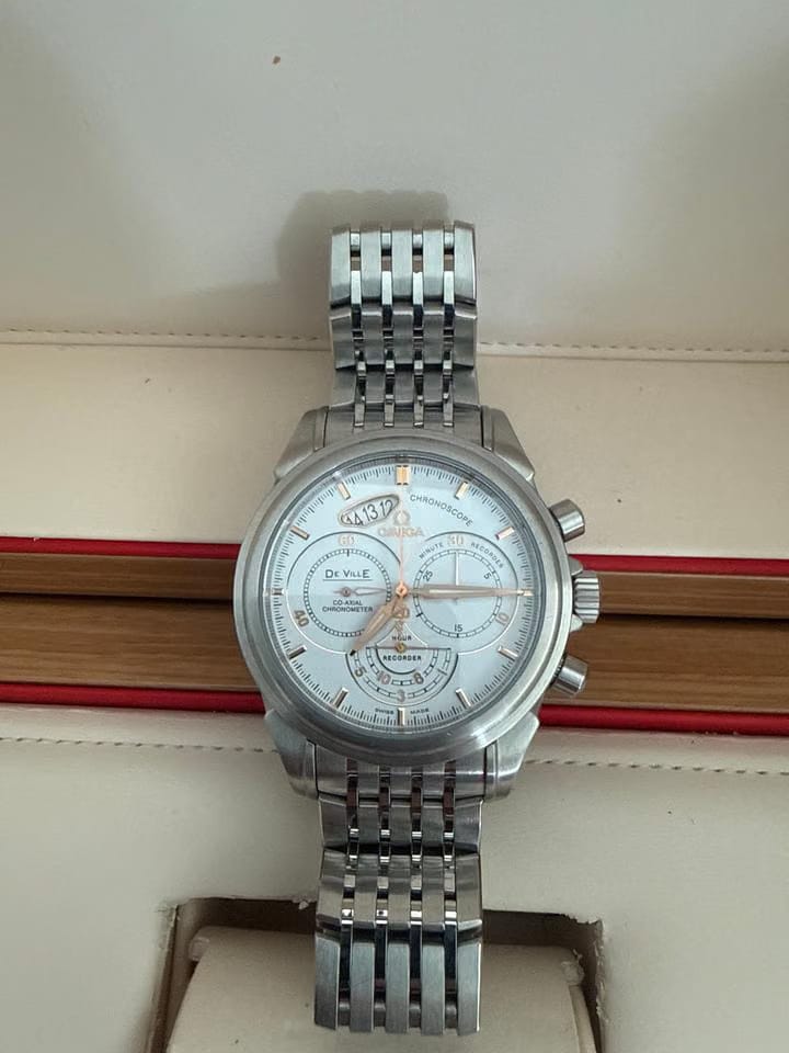 Omega De Ville Co-Axial Chronoscope Full Set