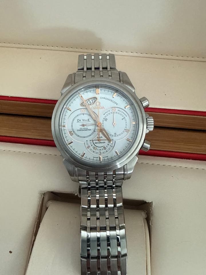 Omega De Ville Co-Axial Chronoscope Full Set