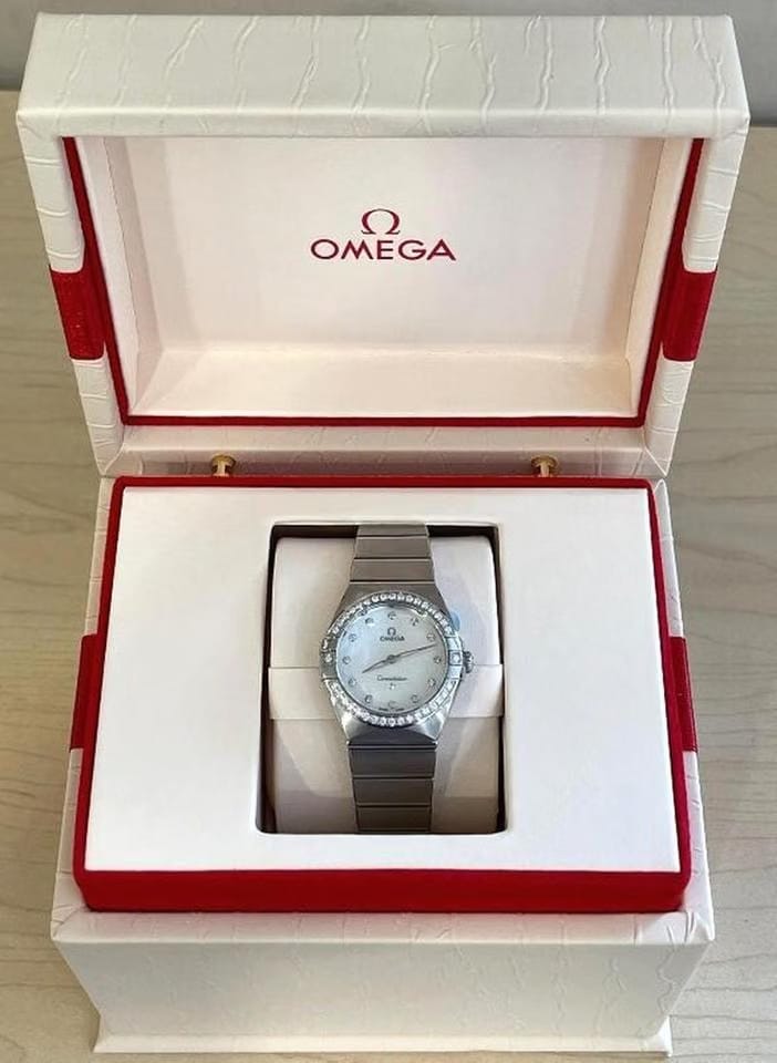 Omega Constellation Quartz28mm 131.15.28.60.55.001 Diam Dial/Bezel