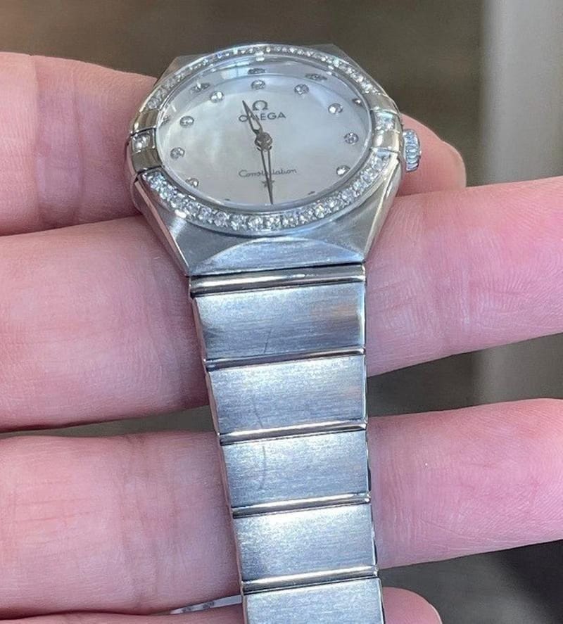 Omega Constellation Quartz28mm 131.15.28.60.55.001 Diam Dial/Bezel