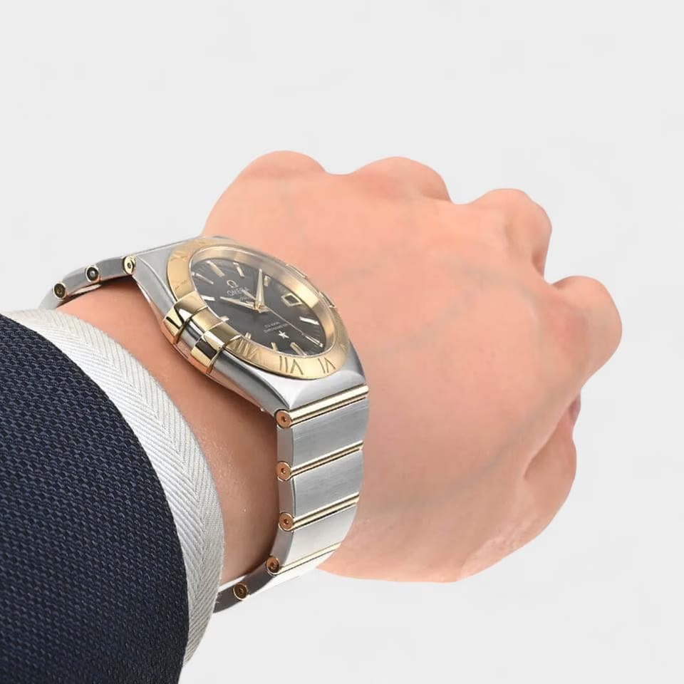 Omega Constellation Co-axial / Steel&Yellow gold / 35 mm / 123.20.35.20.06.001