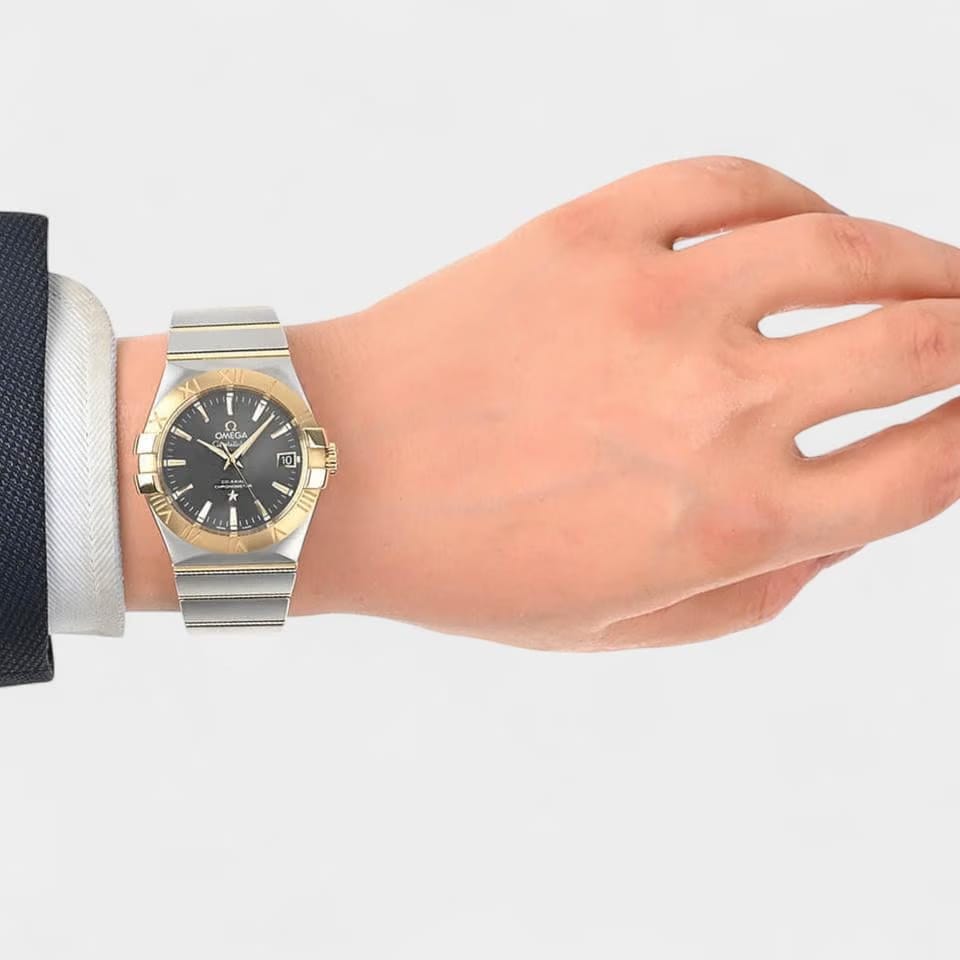 Omega Constellation Co-axial / Steel&Yellow gold / 35 mm / 123.20.35.20.06.001