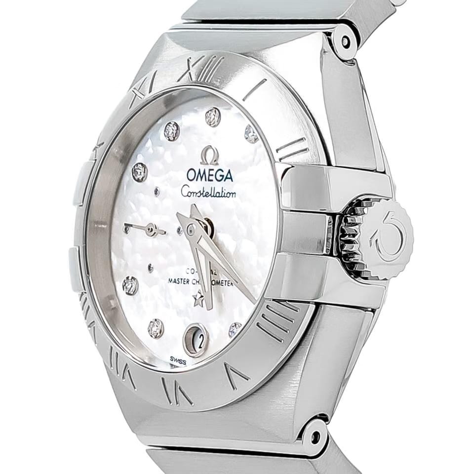 Omega Constellation Petite Seconde Diamond Automatic Watch 127.10.27.20.55.001