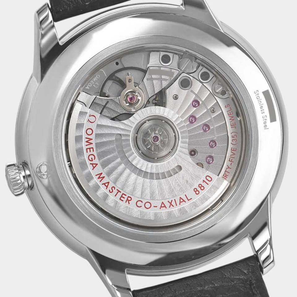 Omega De Ville Prestige Pink / Steel / 41 mm / Box&Papers / 434.13.41.21.10.001