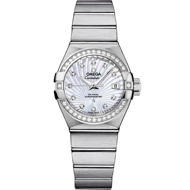 Omega Constellation Ladies123.15.27.20.55.001 Constellation Automatic Diamond Mother of Pearl Dial Ladies BC