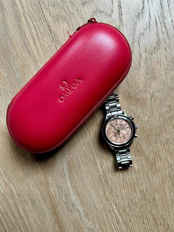 Omega Speedmaster Japanese domestic market salmon dial
