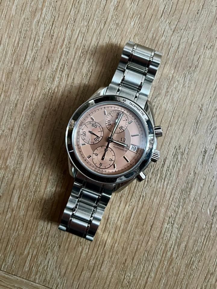 Omega Speedmaster Japanese domestic market salmon dial