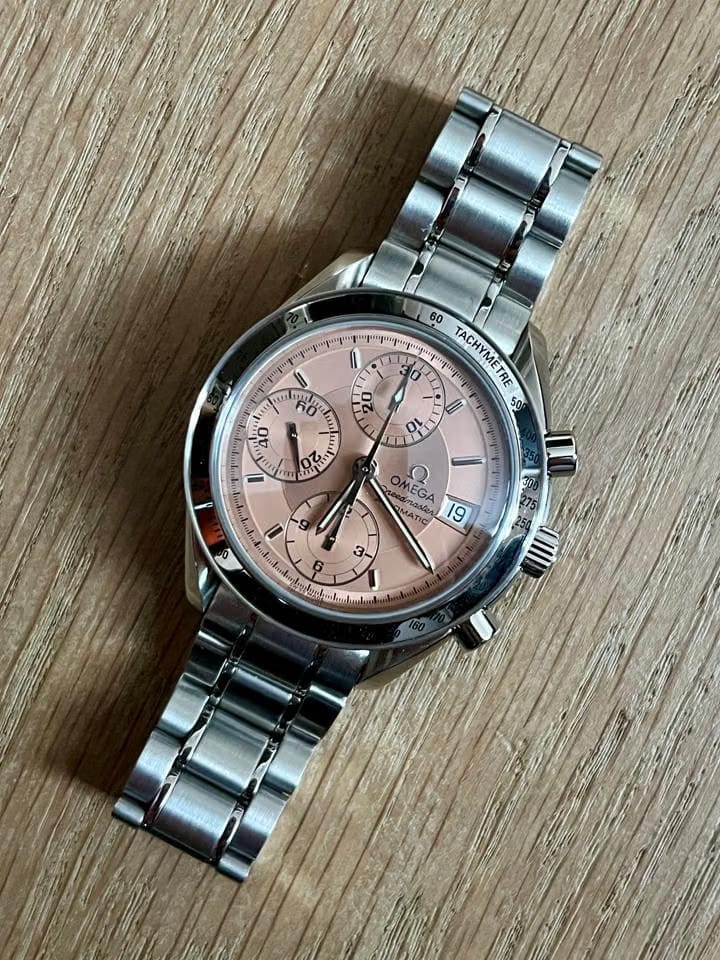 Omega Speedmaster Japanese domestic market salmon dial