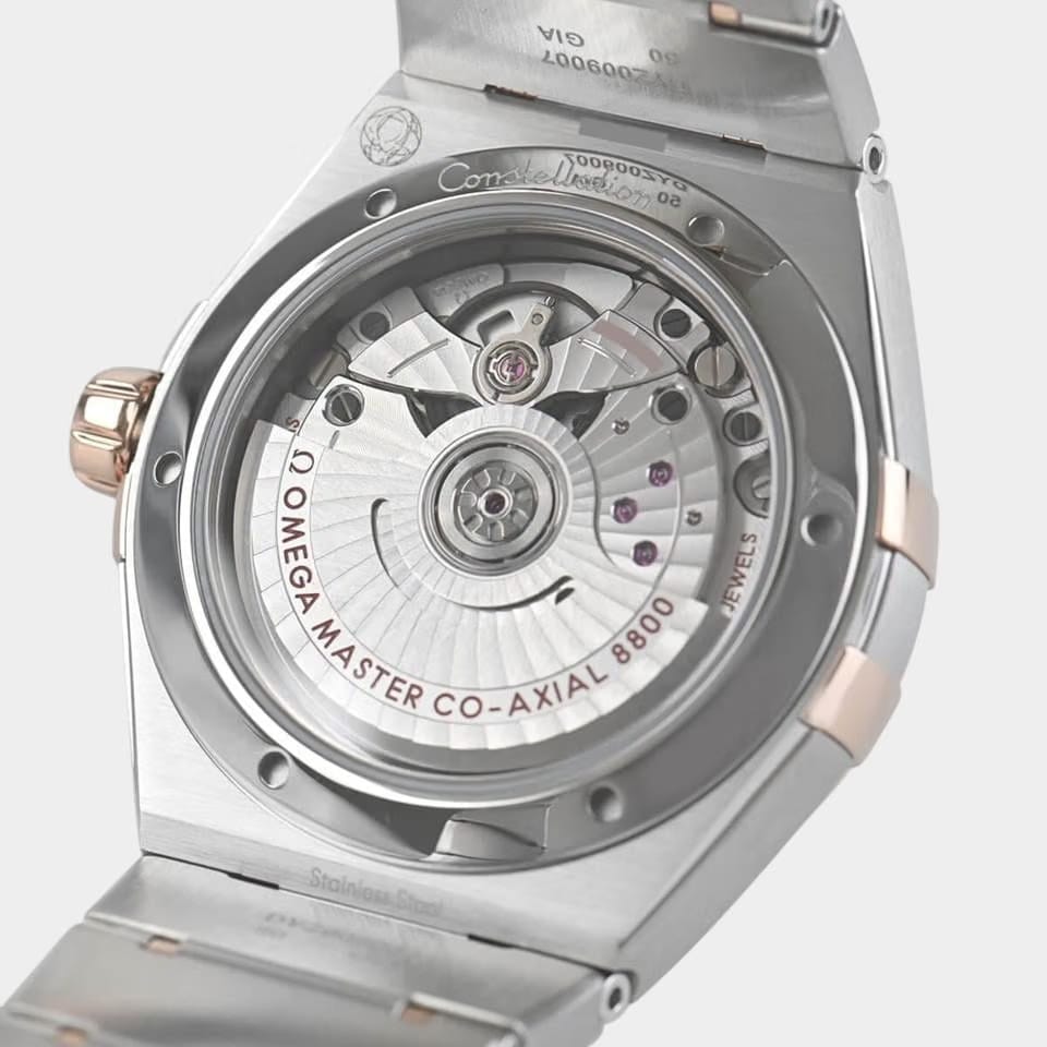 Omega Constellation Steel&Sedna gold / 39 mm / Box&Papers / 131.20.39.20.13.001