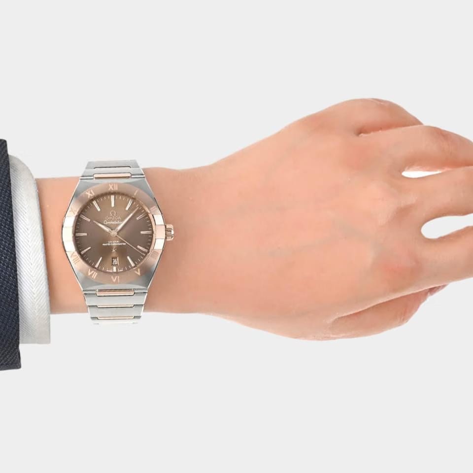 Omega Constellation Steel&Sedna gold / 39 mm / Box&Papers / 131.20.39.20.13.001