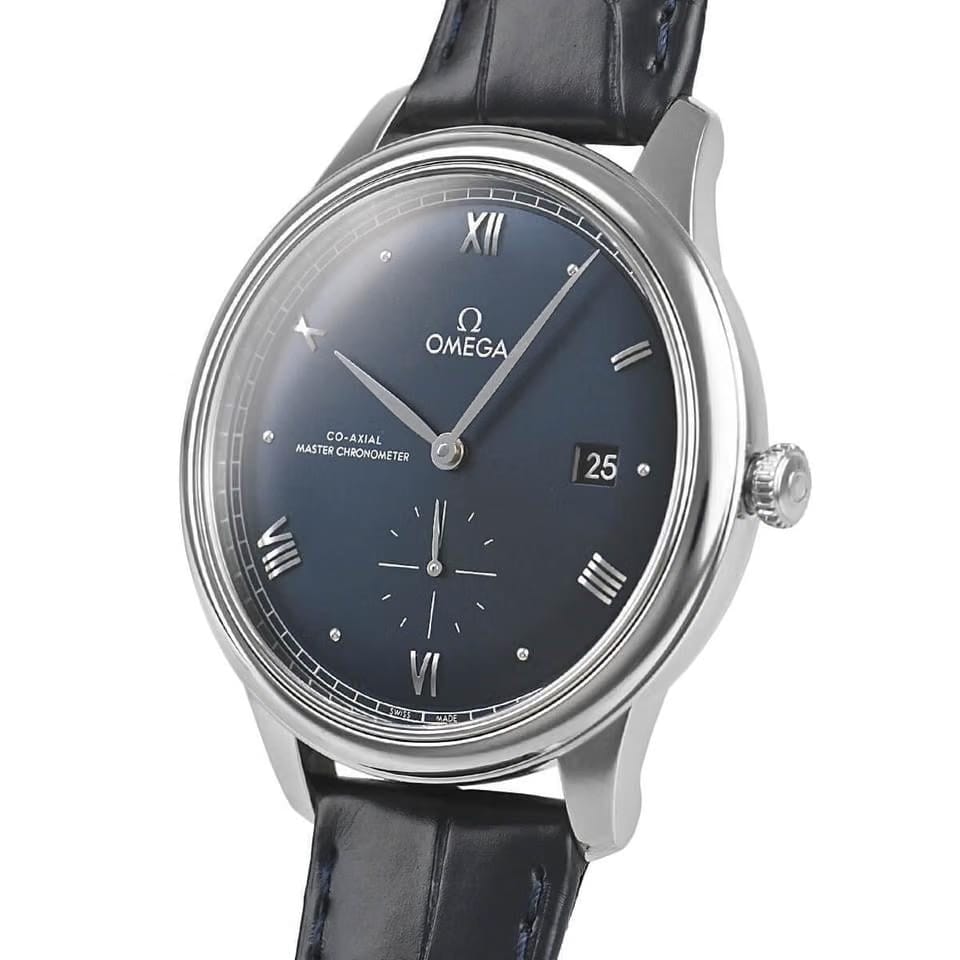 Omega De Ville Prestige Master Chronometer De Ville Prestige Blue dial 41mm 434.13.41.20.03.001 Leather strap