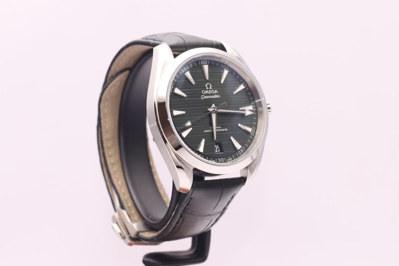 Omega Seamaster Terra 150m Co-axial Master Chronometer GREEN Fullset unwon