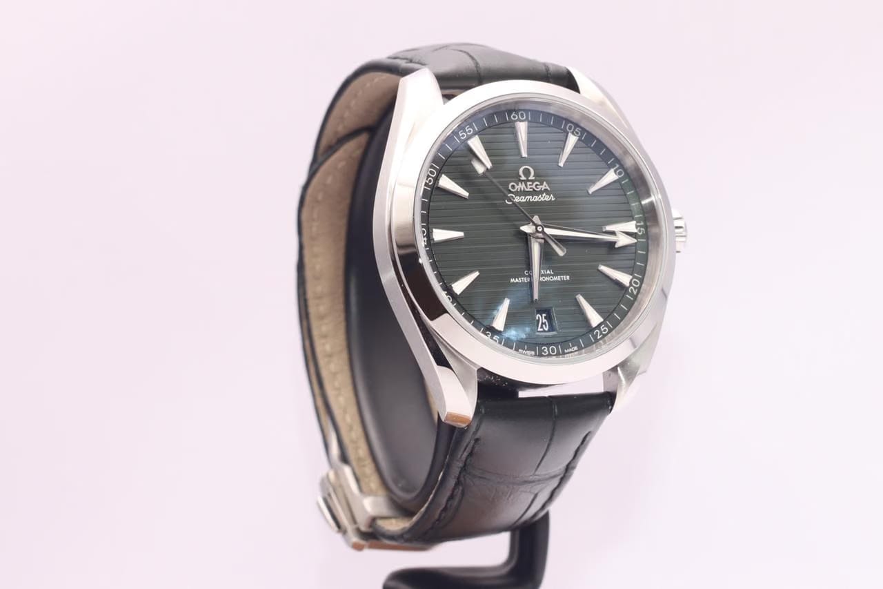 Omega Seamaster Terra 150m Co-axial Master Chronometer GREEN Fullset unwon