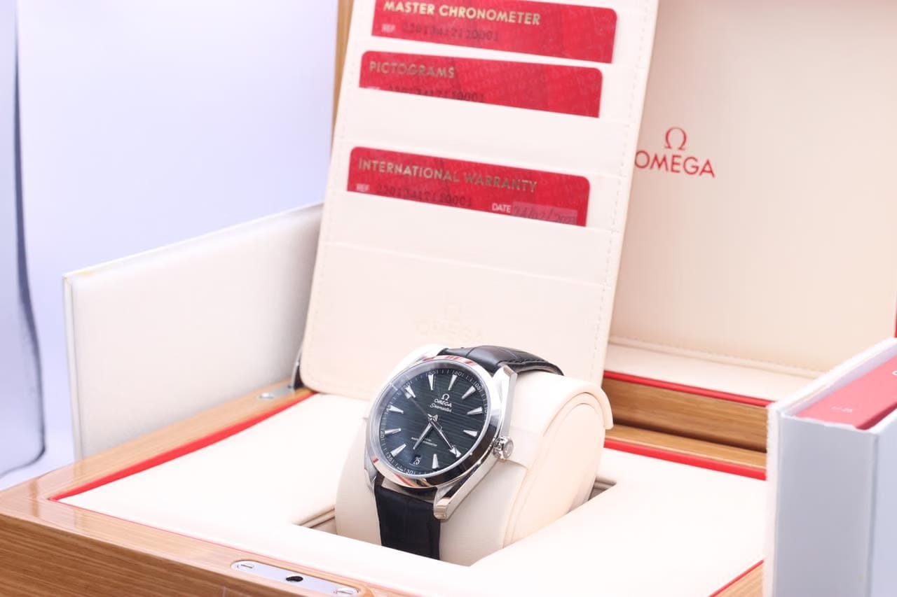 Omega Seamaster Terra 150m Co-axial Master Chronometer GREEN Fullset unwon