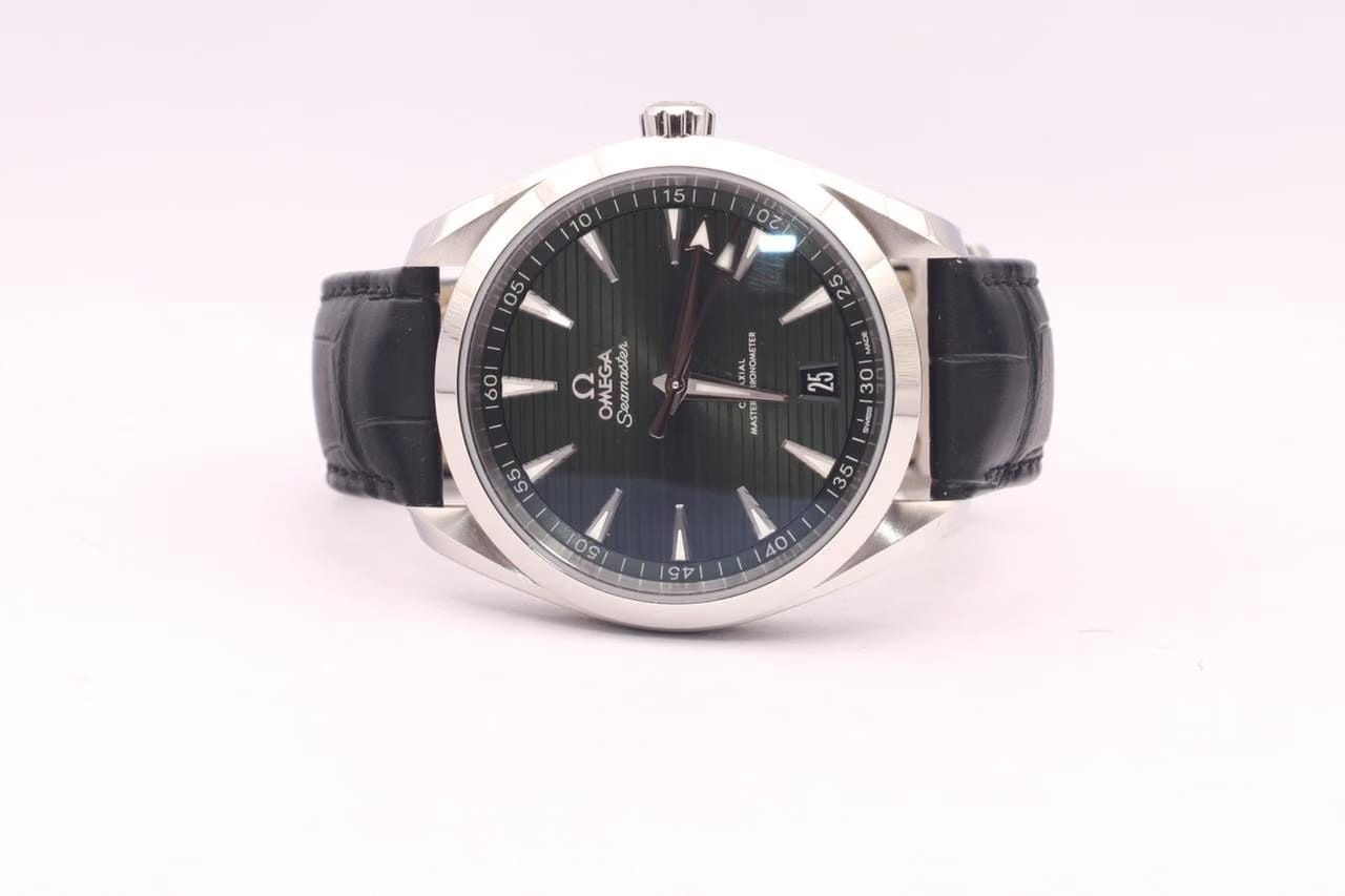 Omega Seamaster Terra 150m Co-axial Master Chronometer GREEN Fullset unwon