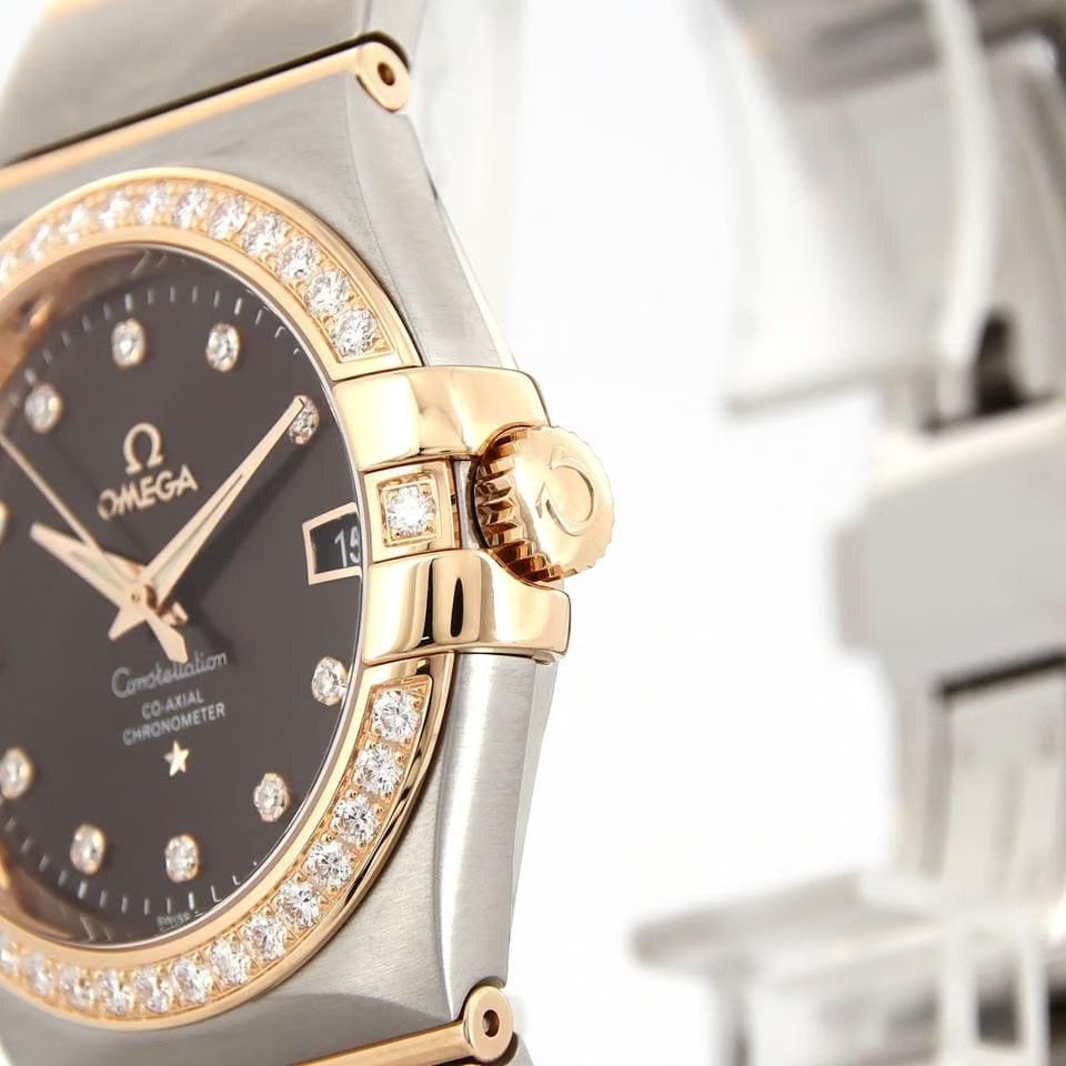 Omega Constellation Ladies[] Omega Constellation Brushed Rg Combination/D-11 P 123.25.35.20.63.001 Ssx Pg ...
