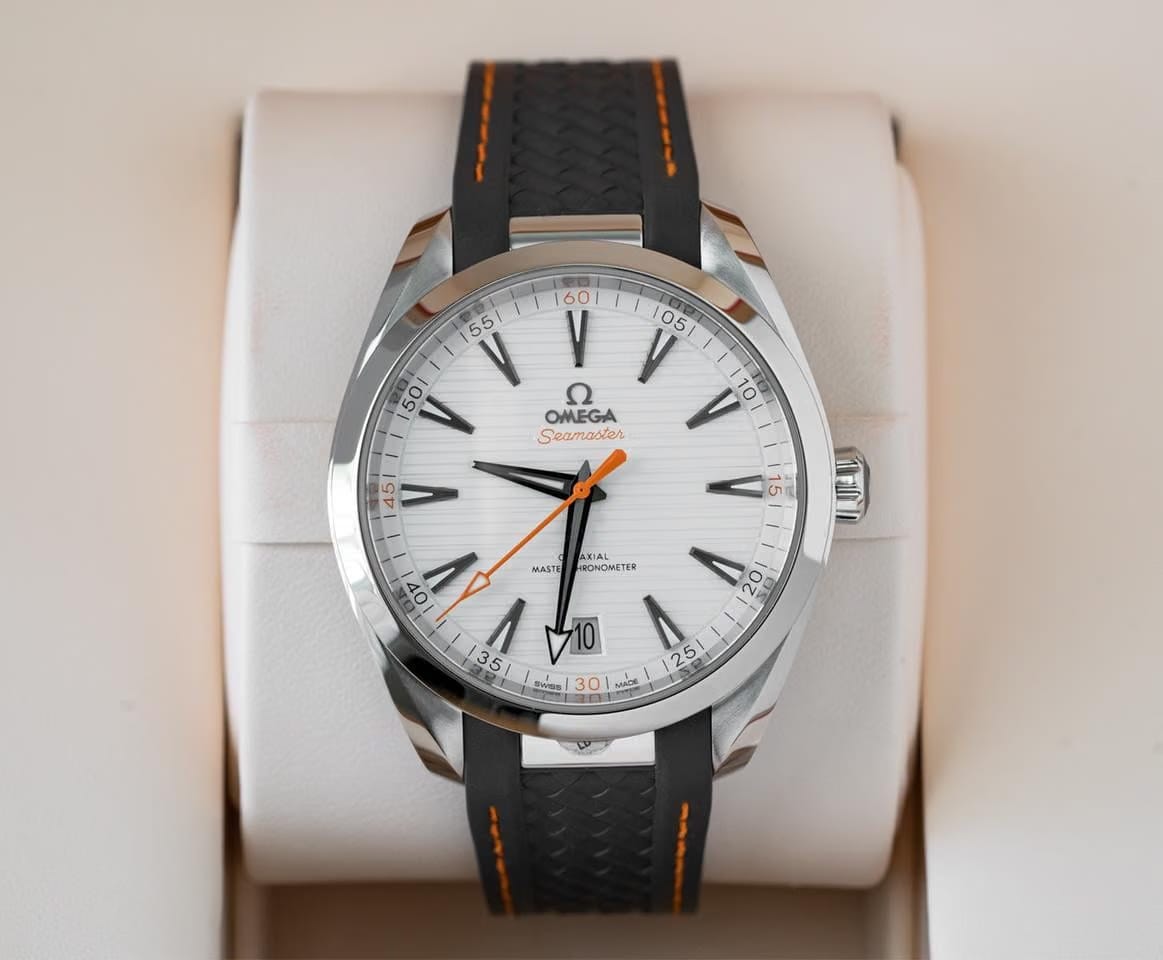 Omega Seamaster Aqua Terra NEW 2026 Seamaster Aqua Terra 41mm White on Rubber 220.12.41.21.02.002