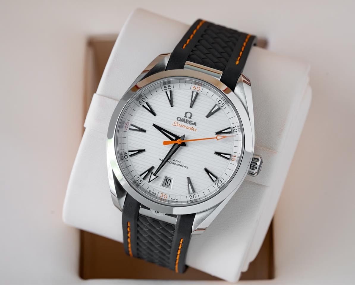 Omega Seamaster Aqua Terra NEW 2026 Seamaster Aqua Terra 41mm White on Rubber 220.12.41.21.02.002