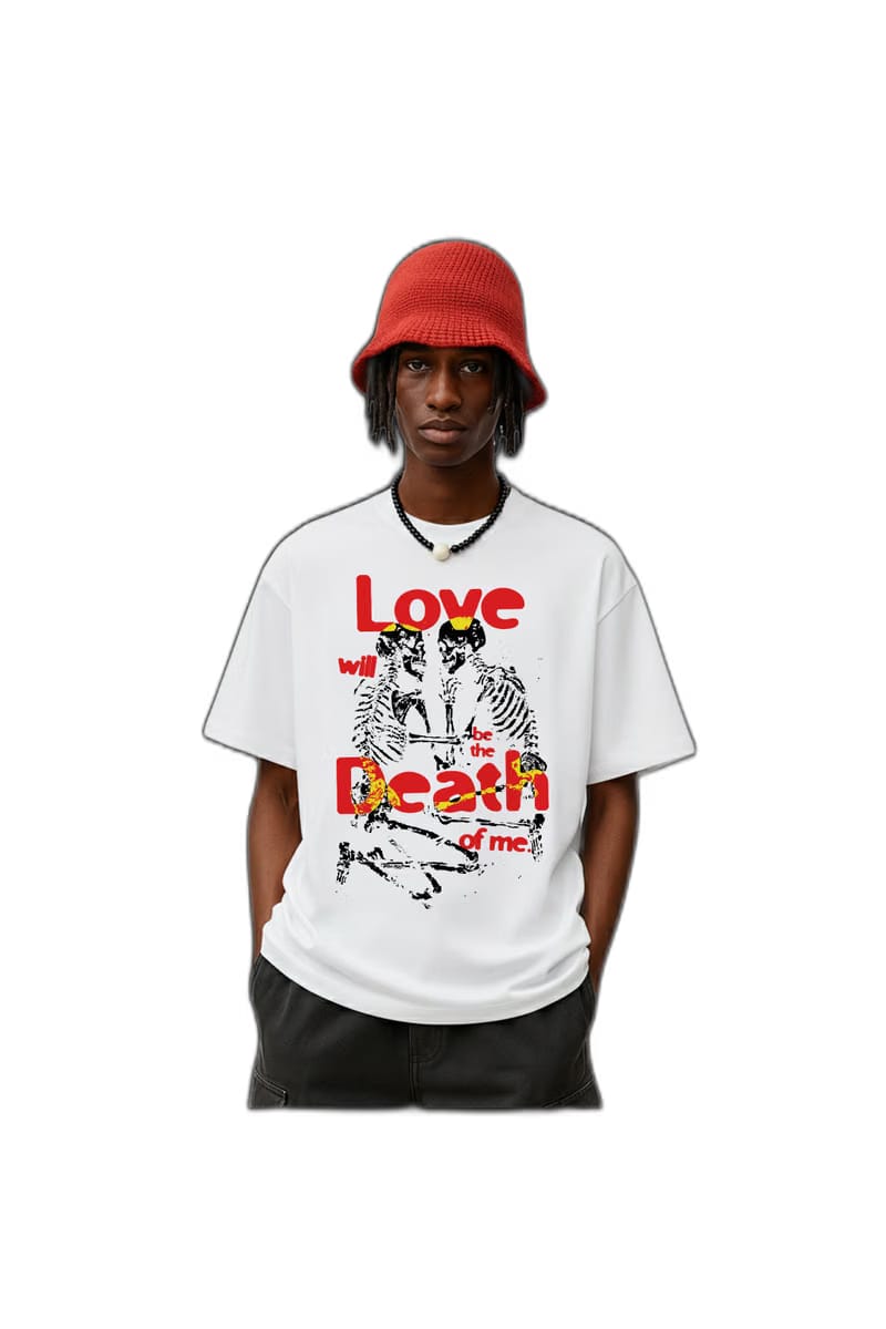 Love Will Be the Death of Me White Oversized T-Shirt