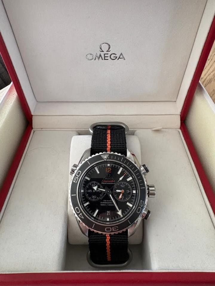 Omega Seamaster Planet Ocean Chronograph FULL SET - LIKE NEW