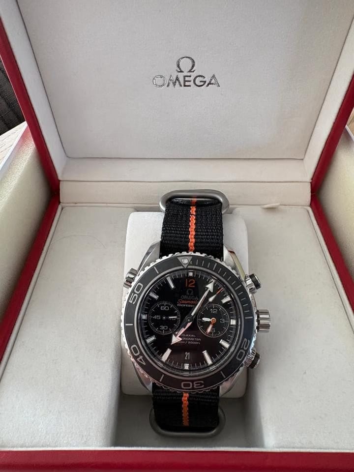 Omega Seamaster Planet Ocean Chronograph FULL SET - LIKE NEW