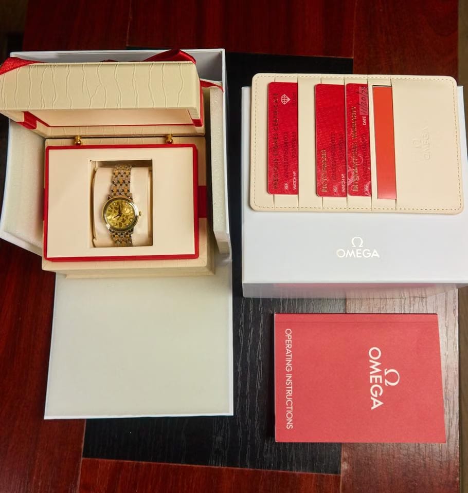 Omega De Ville Prestige27.4mm – Two-Tone Gold/Steel – NEW/SEALED – Full Set