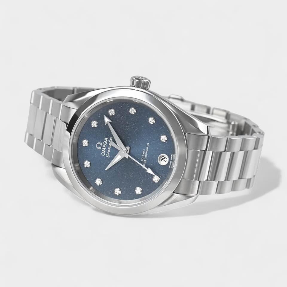 Omega Seamaster Aqua Terra Steel / 34 mm / Box&Papers / 220.10.34.20.53.001