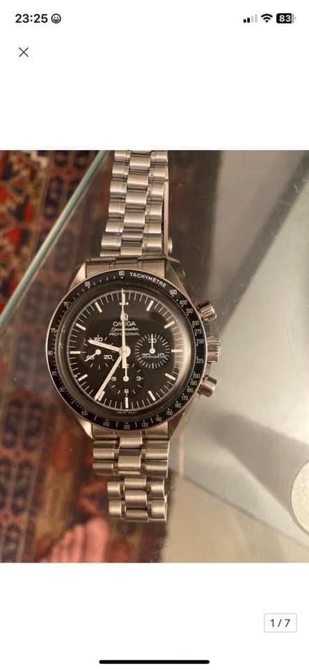 Omega Speedmaster Professional Moonwatchspeedmastrt prof moon + avec bracelet acier en plus