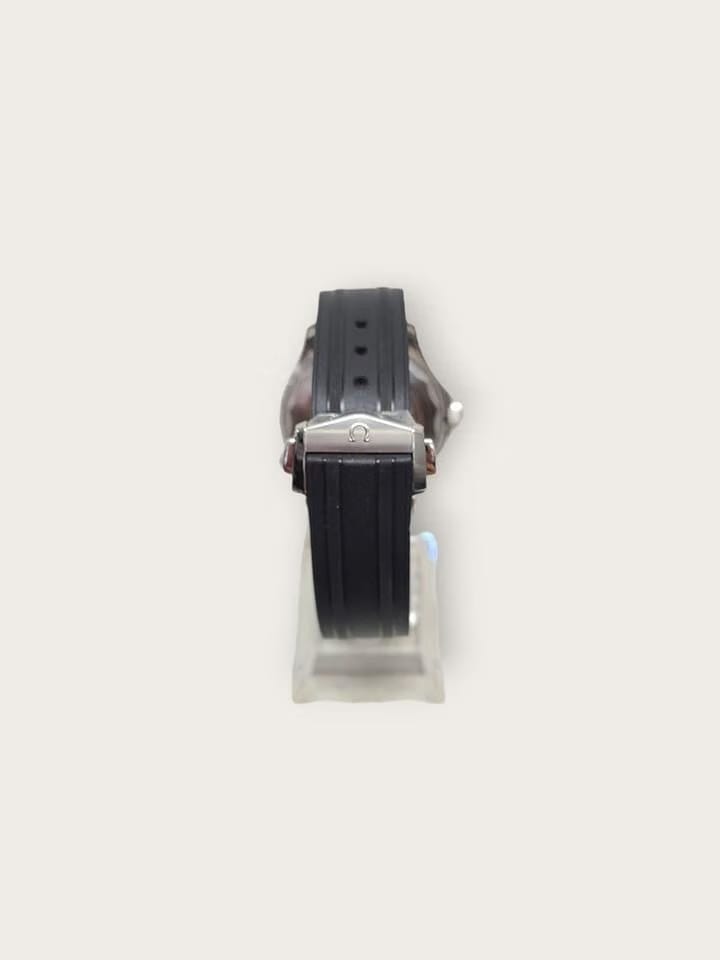 Omega Seamaster Diver 300 MBlack Seamaster Diver 300 M Steel and Rubber Strap Watch