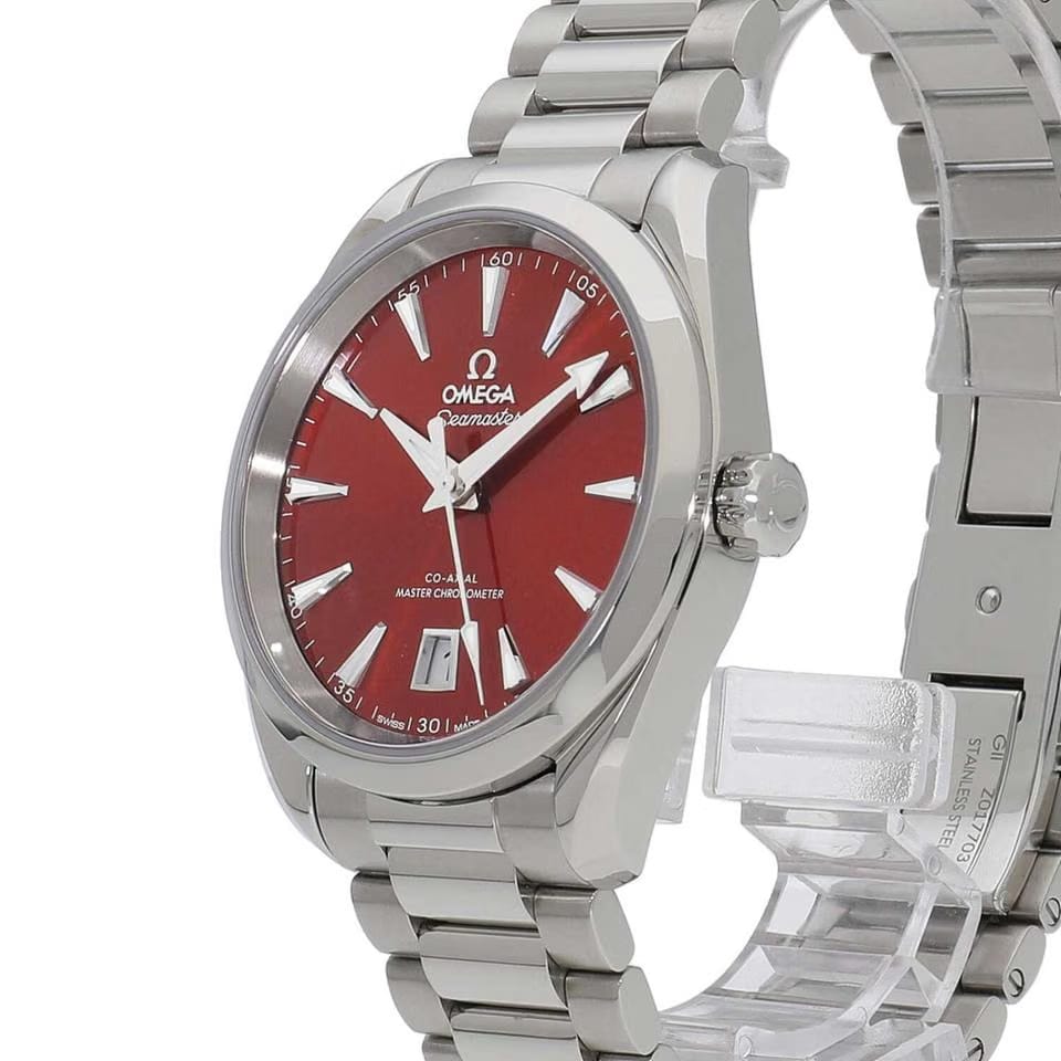 Omega Seamaster Aqua Terra150 M Chronometer Terracotta Red 38mm 220.10.38.20.13.003